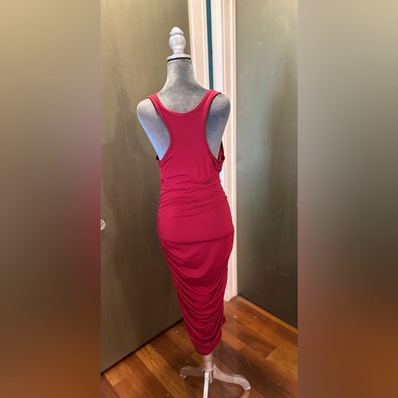 Super Cute Ruched Racerback Dress - Picture 3 of 7